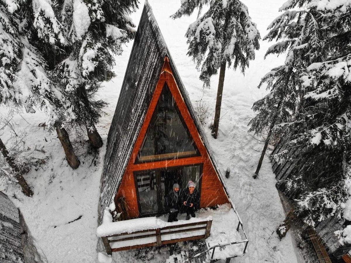 Bude Mestia Cottages Bagian luar foto