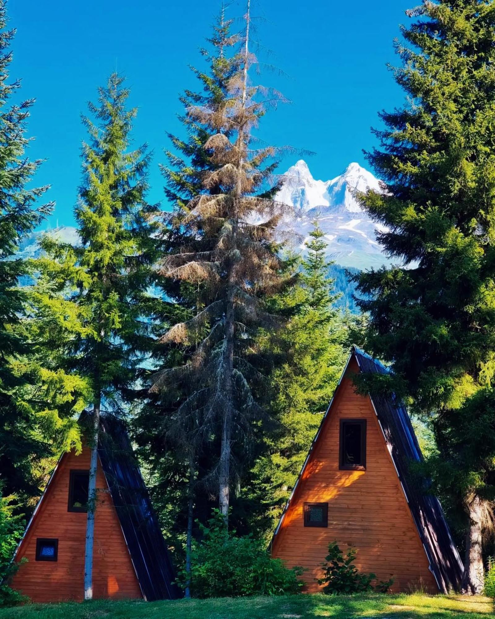 Bude Mestia Cottages Bagian luar foto